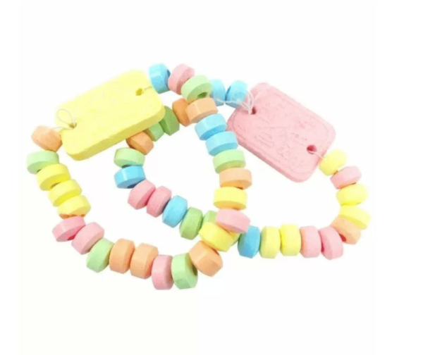 Candy Bracelets Fruit flavour sweets A popular traditional sweet that are suitable for vegans.