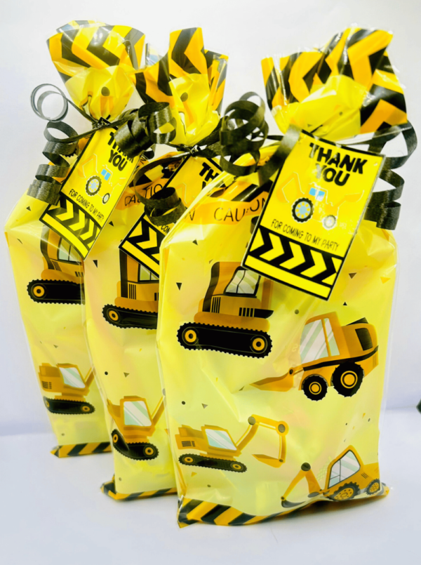 Construction Pre Filled Cello Party Bag