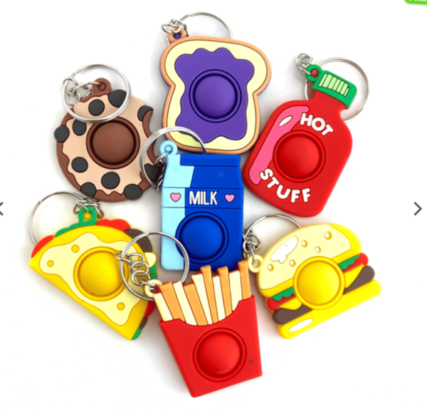 Foodie Fun Popper Keyring