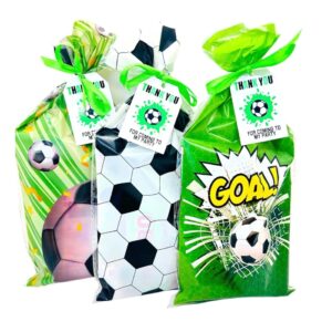 Football Pre Filled Party Bag contains high quality items, bubbles, stickers, keyring, bouncy balls, activity books and much more, contents may vary slightly.