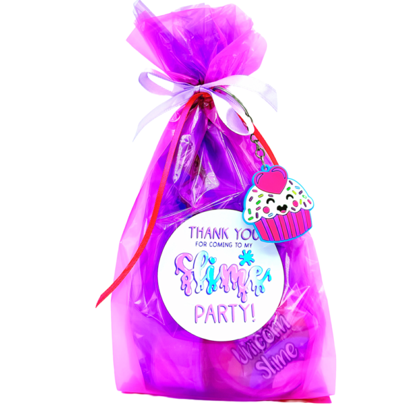 Slime Pre Filled Party bag comes pre-filled with a delightful assortment neon slime, scented putty, and vegan candy and much more.