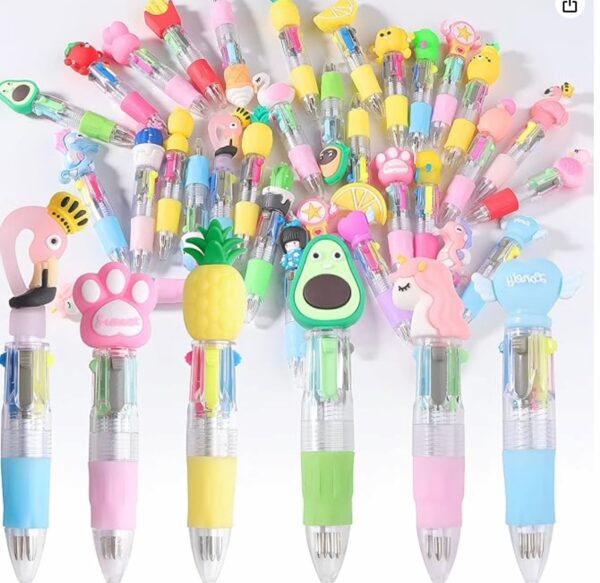 Kawaii Mini Multicoloured Pens are multi-coloured pens designed to bring joy, creativity, and functionality into your life.