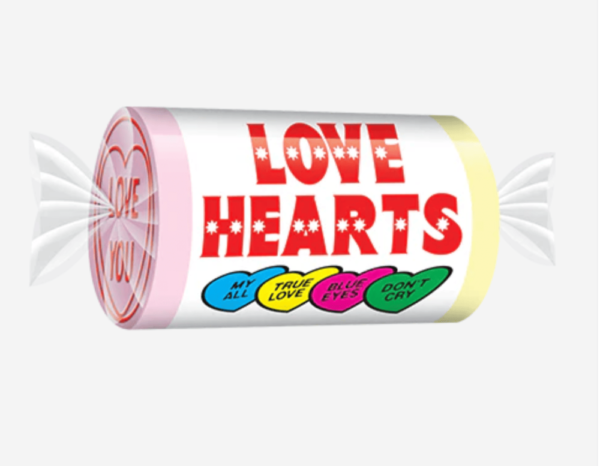 Swizzels Love Hearts Mini Rolls,Fruit flavour fizzy sweets