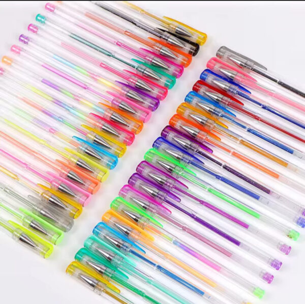 Scented Gel Pens come in assorted neon colours.