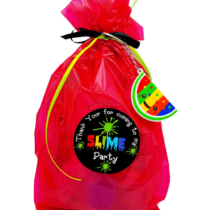 Super Slime Pre Filled Party Bag comes with assortment of exciting slime and putty