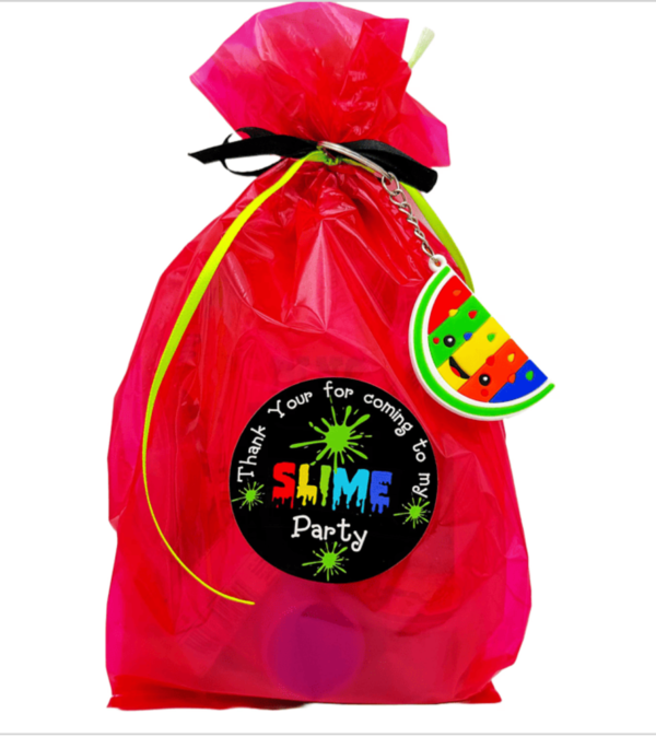 Super Slime Pre Filled Party Bag comes with assortment of exciting slime and putty