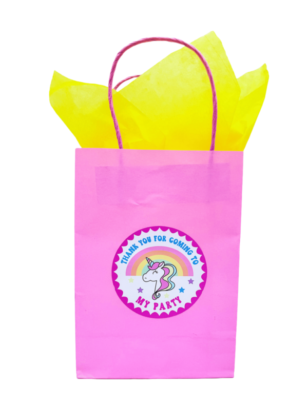 Each Unicorn Pre Filled Paper Party Bag contains high-quality items, including fidget poppet keyring, bubbles, activity book and much more.