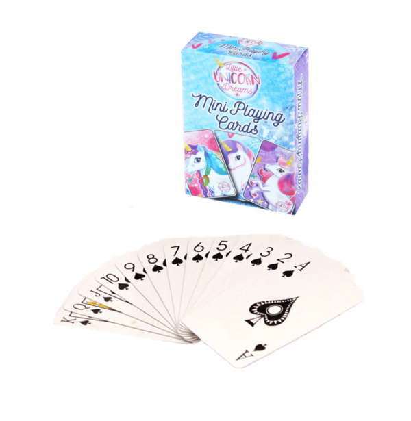 Unicorn Playing Cards, these mini playing cards feature an assortment of 3 different designs, adding to the fun of your occasion and keeping perfectly in theme with your party.