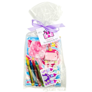 Princess Castle Pre Filled Party Bag. Inside these enchanting party bags, your little guests will discover an array of delightful surprises.