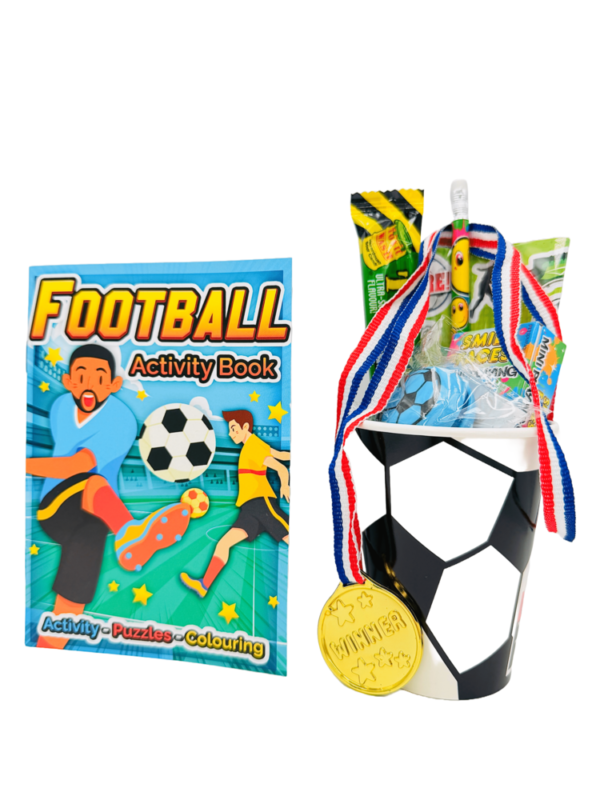 Football Pre Filled Party Cup Gift comes pre-filled with delightful surprises! Whether it’s candy, snacks, or party favours, each cup is a treasure trove of goodies that will keep your guests smiling.