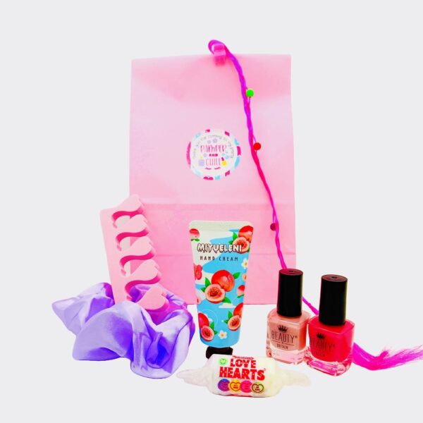 Inside the Girls Pamper Bag, you’ll find an array of fabulous goodies designed to make any girl feel like a queen. The vibrant colours and fun packaging make it an eye-catching addition to any birthday treats or party bags.