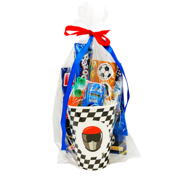 Racing Cars Pre Filled Party Cup Gift comes pre-filled with delightful surprises! Whether it’s candy, snacks, or party favours, each cup is a treasure trove of goodies that will keep your guests smiling.