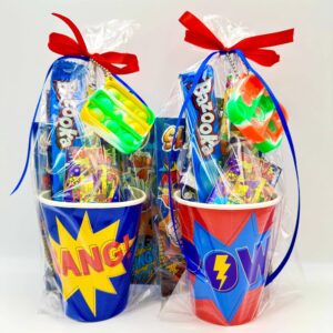 Super Hero Pre Filled Party Cup Gift comes pre-filled with delightful surprises! Whether it’s candy, snacks, or party favours, each cup is a treasure trove of goodies that will keep your guests smiling.